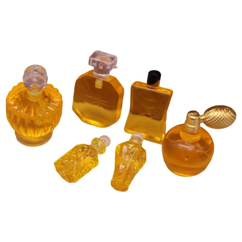 Детально проработанная миниатюрная витрина для духов, аксессуары для кукол, реалистичный дизайн, безопасная игрушка для детей, развивающая игра, подарок.