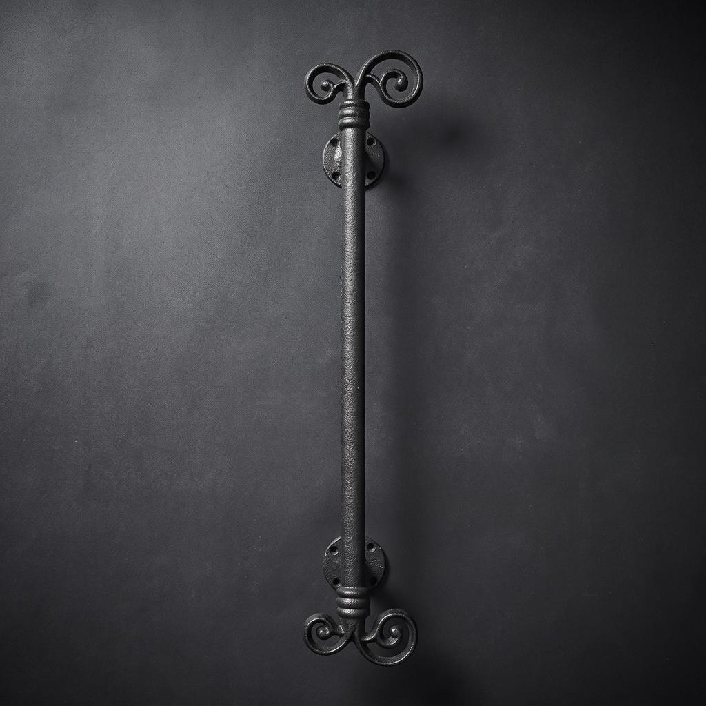 Long Pull Handle Vintage Cast Iron Heavy Duty for Doors, Cabinets,