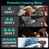 Turbo Jet Fan 2025 New Car Violence Turbine Fan Portable Cleaning Blower Tools Type-C Charging Blowing Snow Electric Air Duster