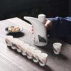 Ceramic Wine Set Half A Catty Small Wine Jug Wine Dispenser Baijiu Cup Yellow Wine Cup Chinese Sake Customization