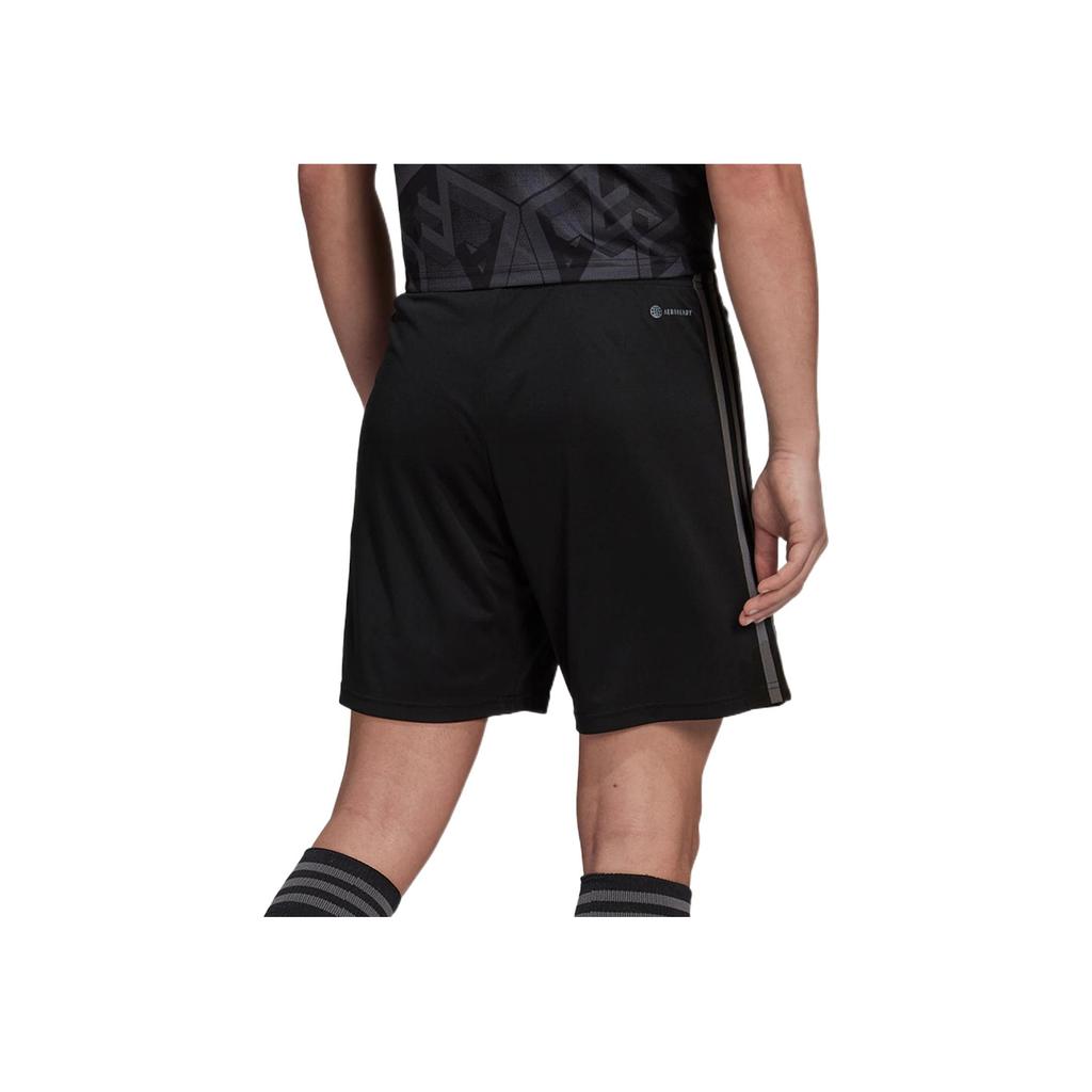 Adidas Ss22 Afc A Shorts Arsenal Logo Print Solid Stripe Sports Football Shorts Men Shorts Black H25649