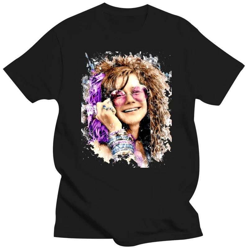T-shirt Vieilles Célébrités Blanc Homme Cadeau Janis Joplin Couleur Tshirt harajuku t-shirt oversize