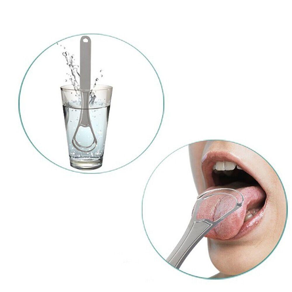 Stainless Steel Mouth Brush Double Decker Tongue Cleaner High Quality Tongue Scraper Cleaner