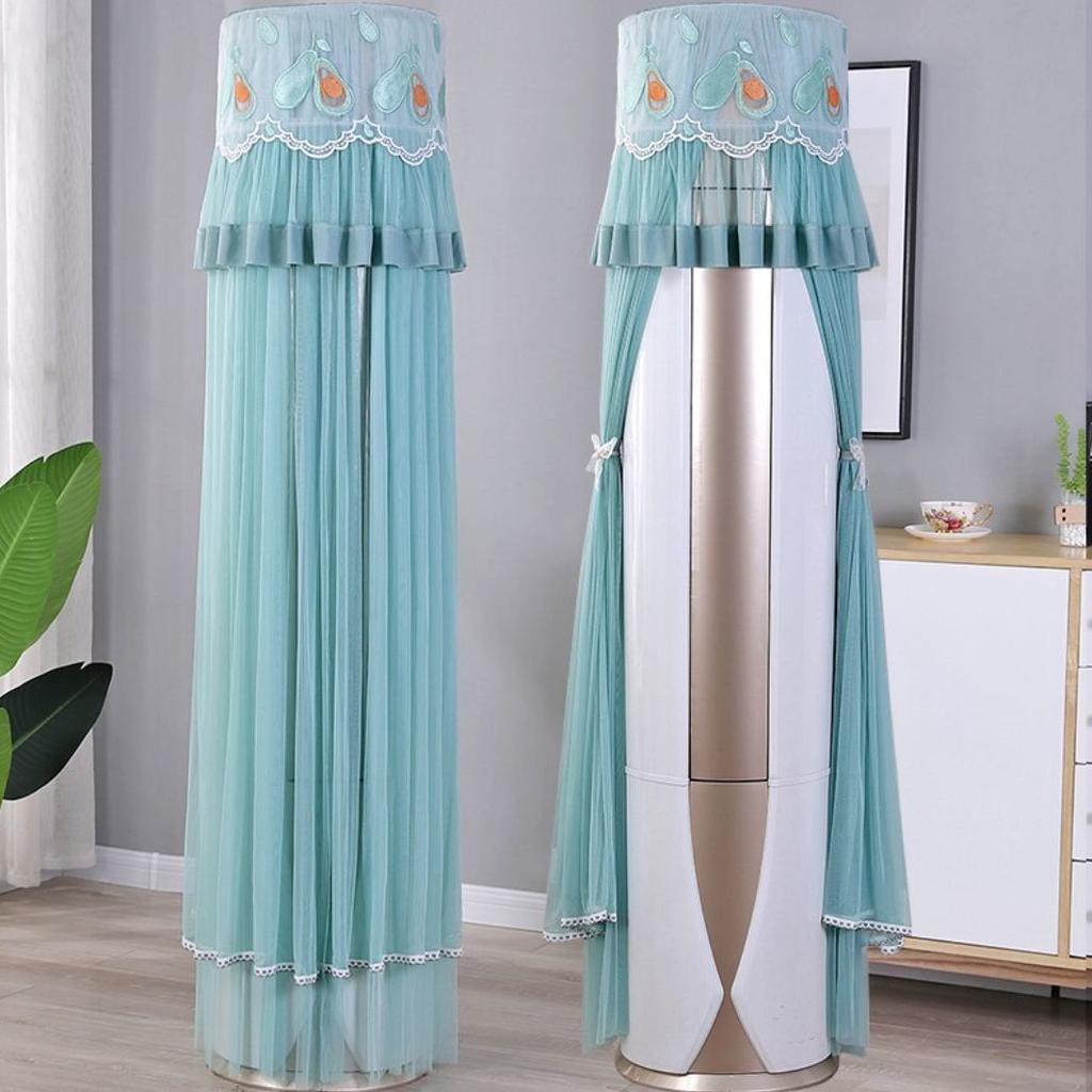 Stehende Klimaanlagenabdeckungen Mesh Universell Wohnzimmer Staubdicht Dekorative Abdeckung Anti-direktes Blasen Leicht zu Reinigen Schutz