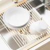 Non-slip Silicone Drainage Board Heat Resistant Roll-Up Drainage Board  Kitchen Use