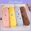 Plush Cheese Long Pillow For Comfortable Side Sleeping In Trendy Cartoon Style Design