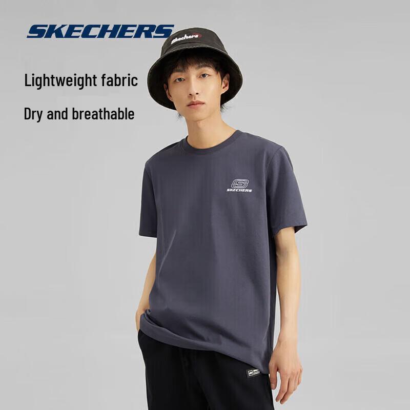 Skechers Unisex Breathable Short Sleeve Knit T-Shirt M