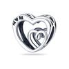 925 Sterling Silver Heart Paw Animal Clear Snowflake Sparkling Crown Pumpkin Charm Bead Fit Original Fashion Bracelet