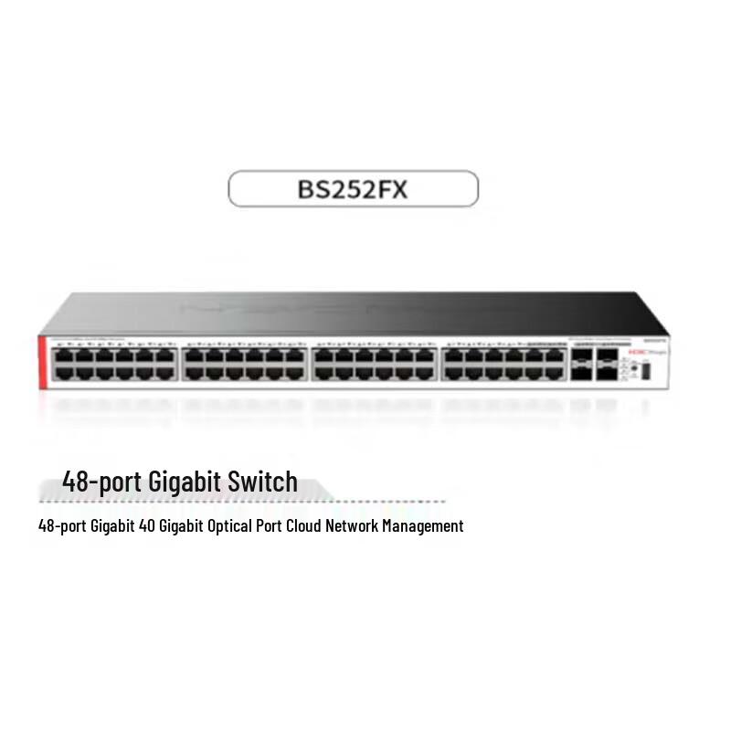 

H3C BS252FX 48-Port Gigabit Switch with 4 10G SFP+ Uplink Ports