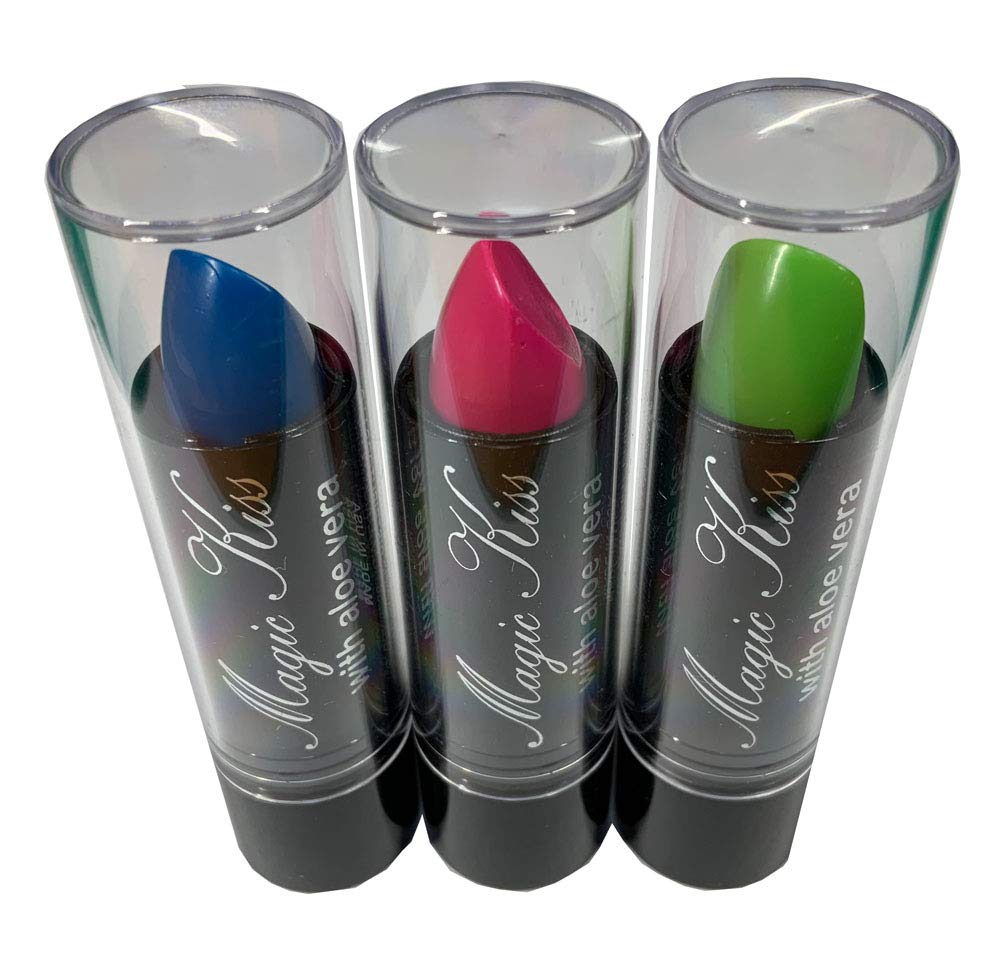 

Magic Kiss Алоэ Вера Гавайский Классический Набор из 3 [terry_and_jun] Стойкая Помада, Сувенир, (Зеленый/Пурпурный/Синий)
