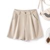 Yihui Women's High-Waist Wide-Leg Suit Shorts