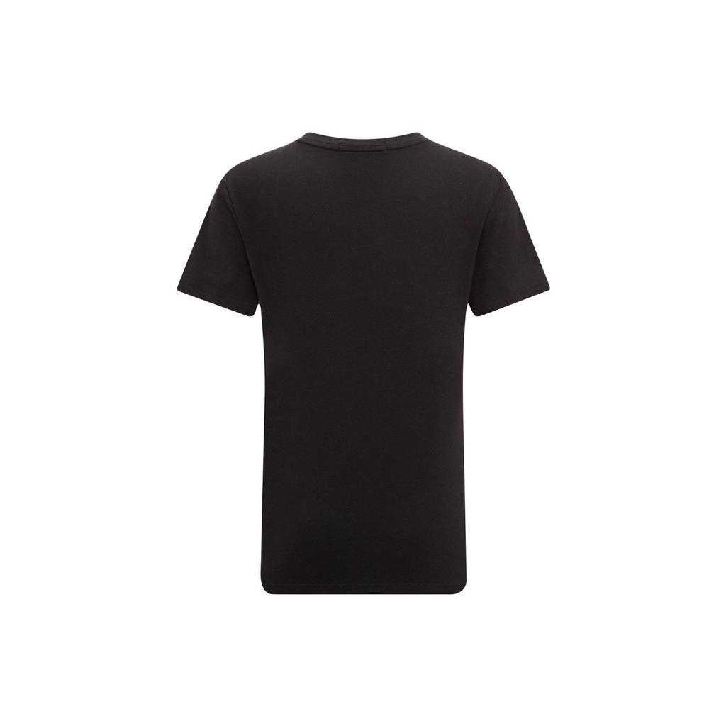 Calvin Klein Alphabet Logo Print Round Neck Short Sleeve T-Shirt Women Tops Black J217960-BEH