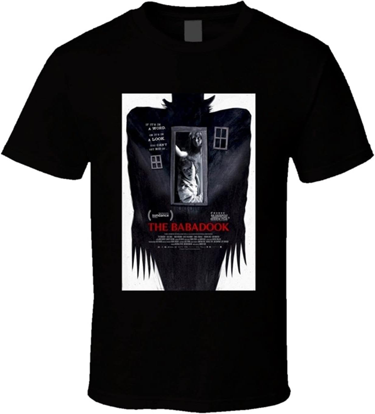 The Babadook Cool Horror Cult Movie Poster Fan T Shirt S чёрный