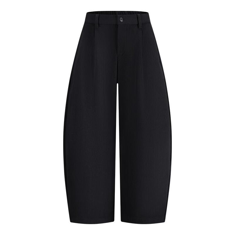 Navigare Men's 2026 F/W Corduroy Balloon Fit Loose Wide-Leg Pants