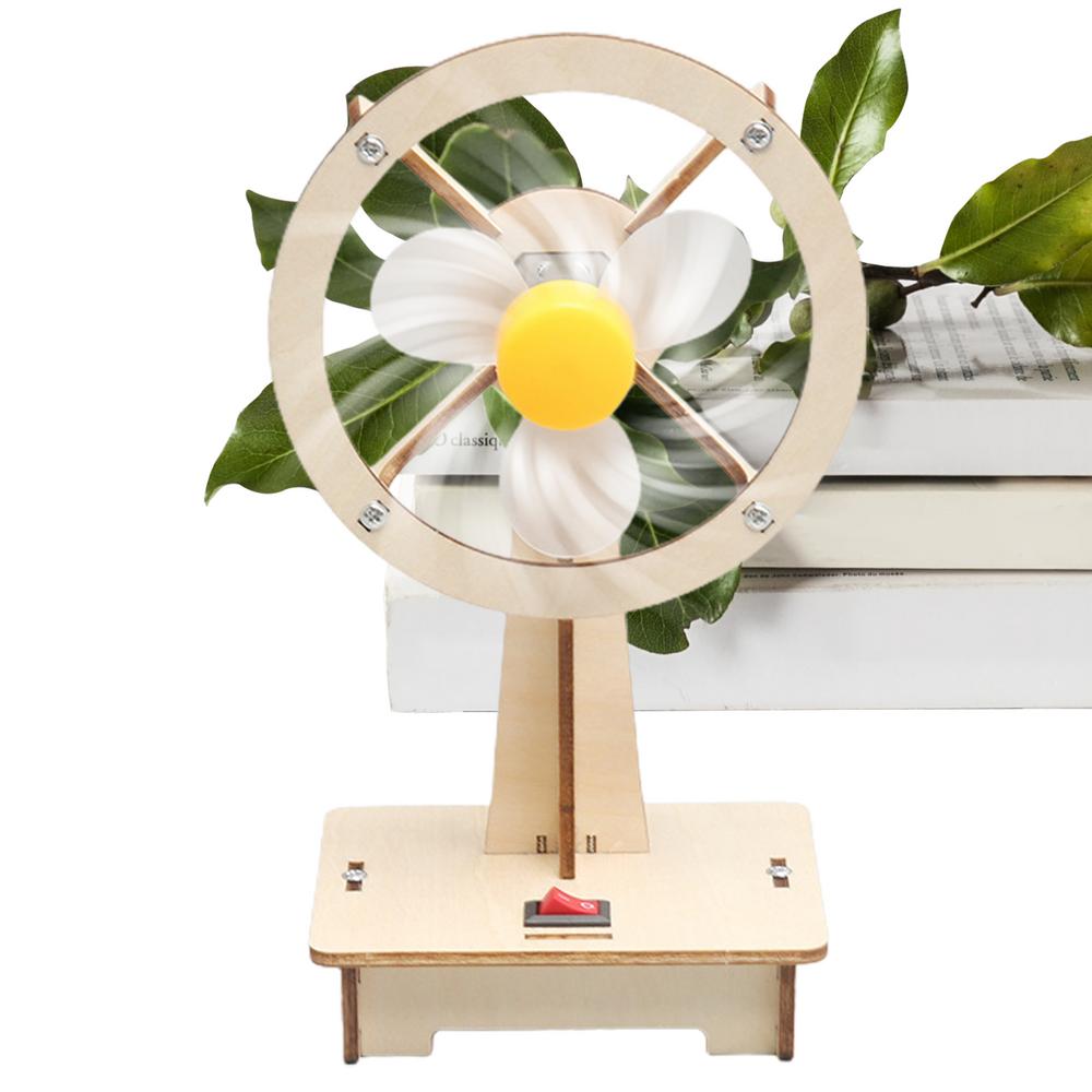 Wooden Fan Model Scientific Handmade Wooden Fan Handmade Science Experiment Project Fan For Boys And Girls Over 7 Years Old
