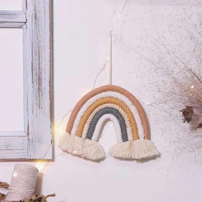 Simple Rainbow Wall Hanging Decoration Home Hanging Decoration Background Wall Decoration Tapestry Christmas Decoration Hangings