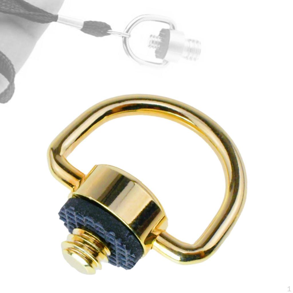 Camera D Ring Screw Carabiner Clip, Sturdy, Accessories Portable Metal 1/4inch Fixing for