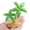 Natural Feel Mini Palms Tree Model Tree Fake Miniatures Tree Model Ornaments for Living Areas Tree Green Decorations B03E