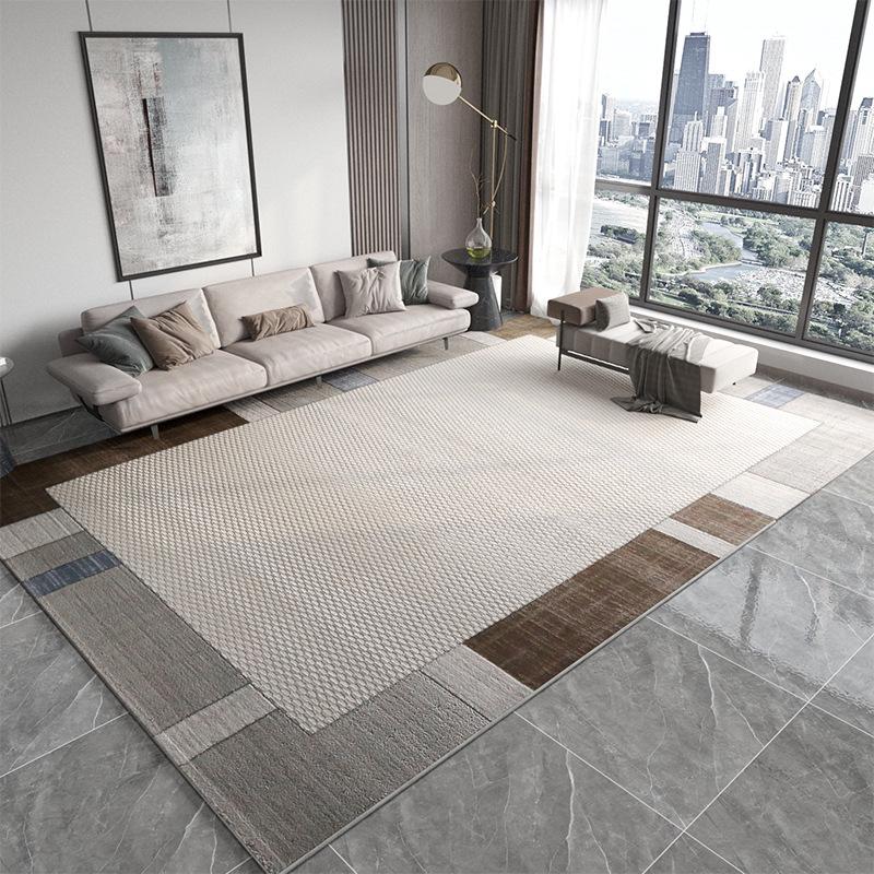 Modern Minimalist Abstract Light Luxury Rug for Living Room, Study, or Bedroom