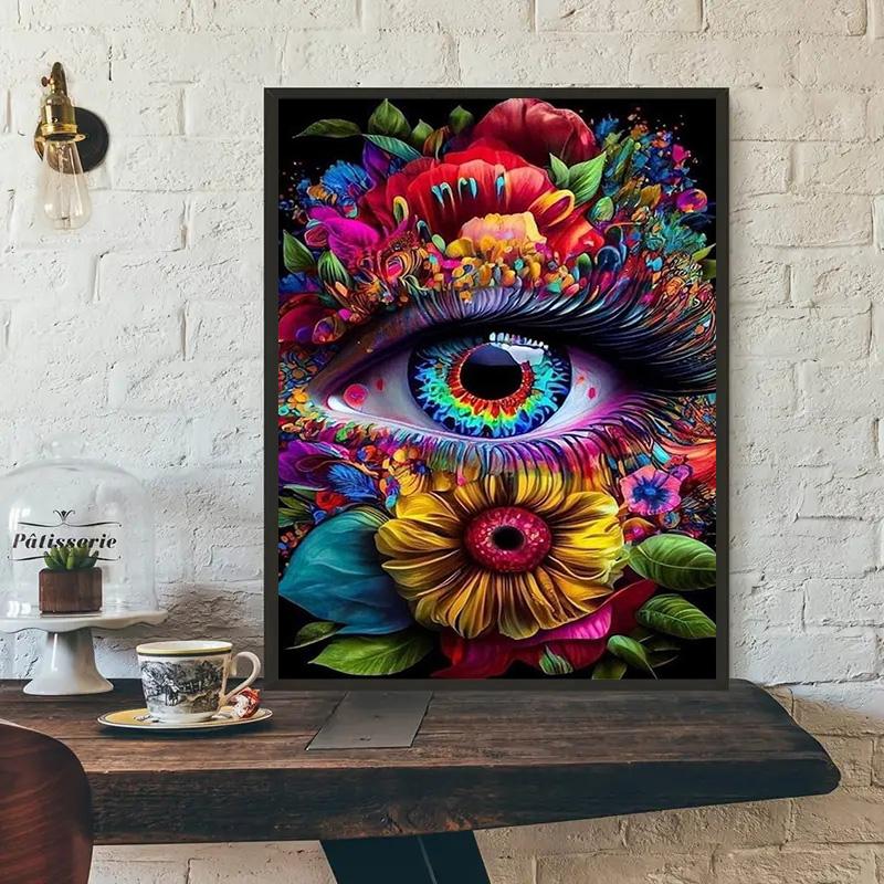 DIY pictura cu diamant Monstru Kit punct de cruce Arta mozaic Pictura cu diamant Cerc complet/Patrat Diamant Decor pentru casa