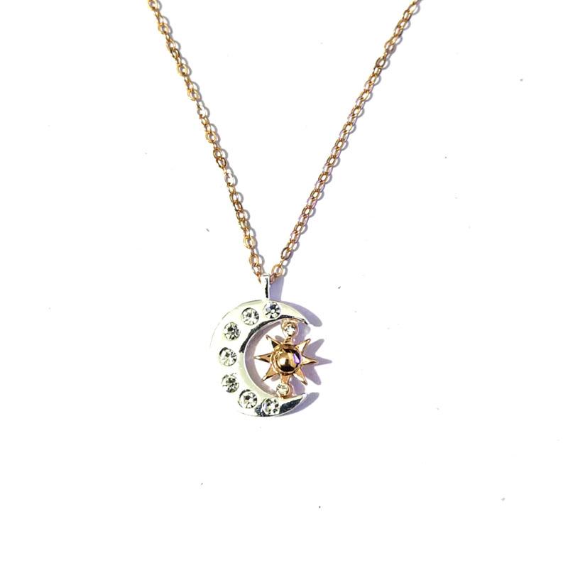 Pretty Celestial Sun Star Moon Necklaces Best Friends Gift
