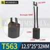 T563 DC Motor Carbon Brush - Morgan Material, Steel Mill, Meiersili, Sizes 12.5, 16, 20, 32, 40, 50, 60.