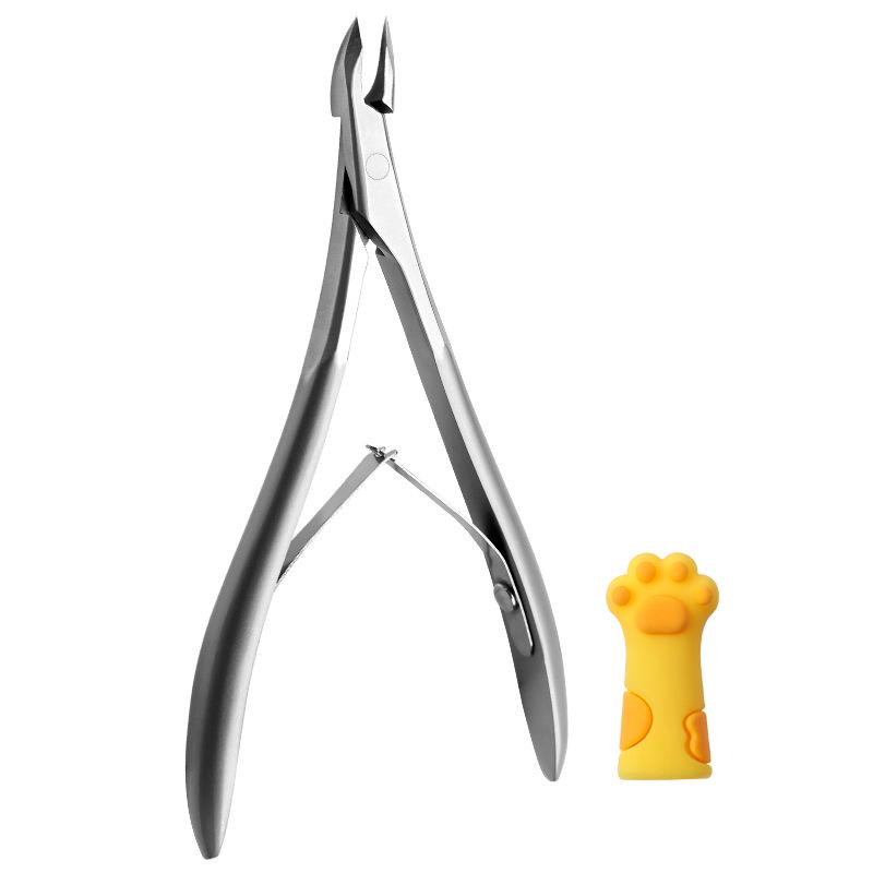 Stainless Steel Swan Cuticle Nipper - Precision Manicure Tool for Easy Nail Care