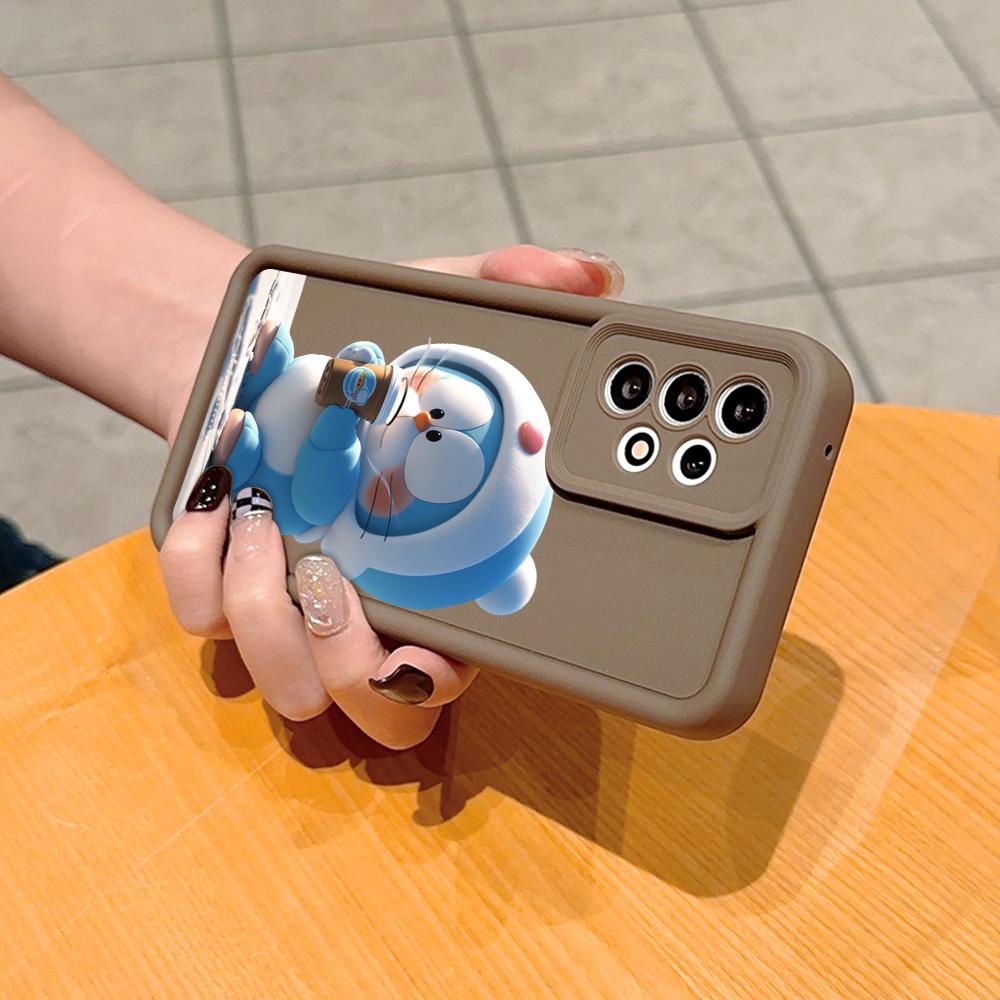 Scări pătrate din silicon moale, model de desene animate, acoperire completă, protecție pentru cameră, husă rezistentă la șocuri pentru OPPO Reno Realme OnePlus