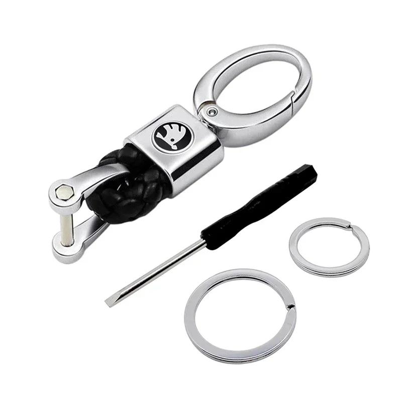 

Car Sticker 2025 Hot Key Buckle Chain for Skoda Logo Superb Kamiq Yeti Karoq Tour RS Fabia 2 1 Rapid Kodiaq Octavia 2 A7 Alloy K