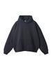 Autumn/Winter Unisex Loose Fleece-Lined Drop Shoulder Hooded Sweatshirt Jacket