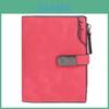Pu Leather Wallet For Women With Zipper And Multiple Card Slots For Daily Use