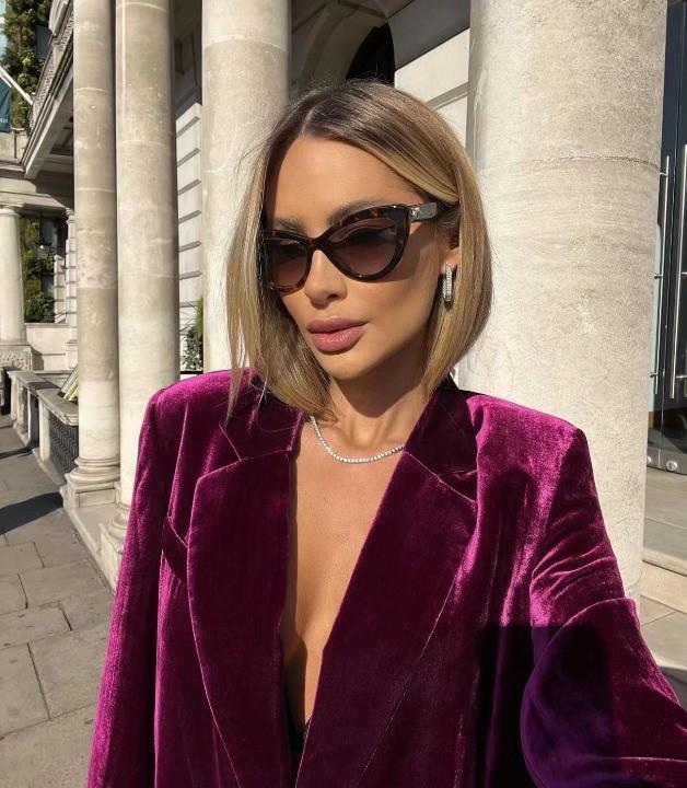 High-Quality Retro Cat-Eye Sunglasses: UV Protection Fashion for Women