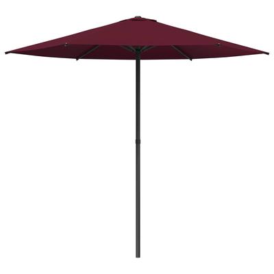 Garden Umbrella with Base 230 X 230 Cm Polyester Rectangular