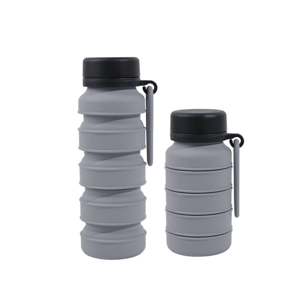 Portable Foldable Silicone Water Bottle Reuseable Collapsible Water Cups  Camping