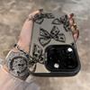 Aesthetic Wealth Bowknot Phone Case For iPhone 17 Air 16 15 13 12 11 Pro Max Pro Plus Anti-Scratch Protective Funda Cover