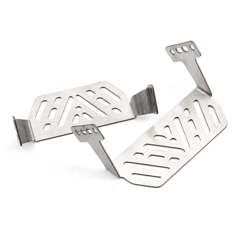 Stainless Steel Chassis Armor Protection Anti-Skid Plate Replacemet for Traxxas TRX4 1/10 Remote