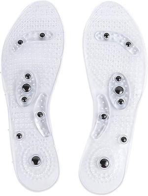 1 Pair Magnetic Shoe Insoles,Magnetic Therapy Foot Massager Shoe Pad for Men & Women,Anti-Fatigue Shoe Insoles