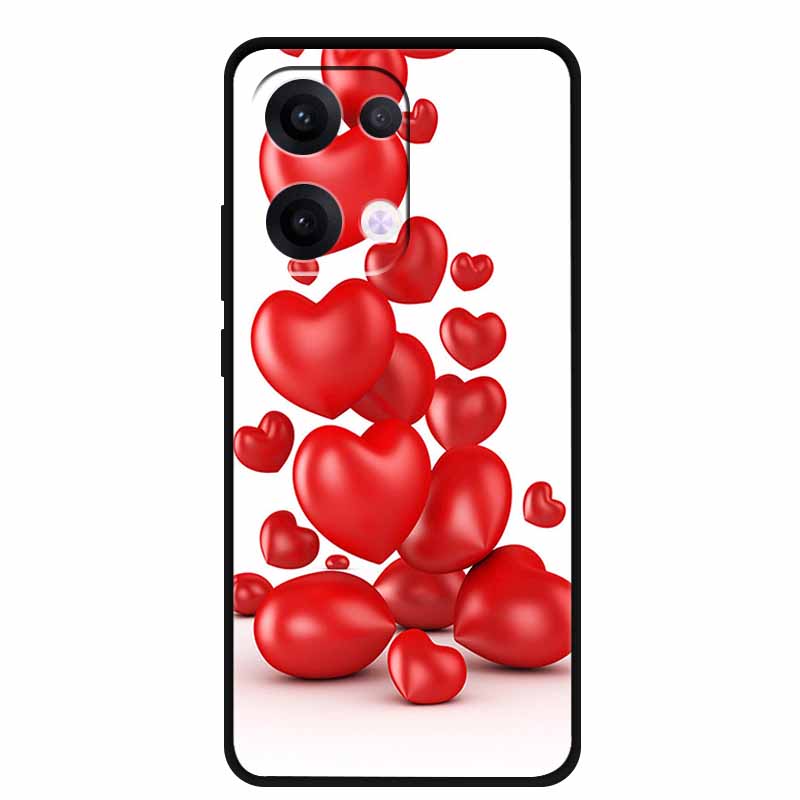 TPU Case For OPPO Reno 13 5G Phone Case Coque Shocproof Black Silicone Soft Back Cover For OPPO Reno 13 Reno13 Pro Case Funda