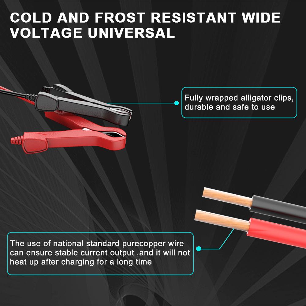 Multifunctional For Motorcycle SUV Truck Pulse Repair Battery Charging 12V/6A Intelligent High Power LED Display Smart Car Battery Charger