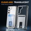 For Samsung Galaxy S23+ Case Reinforced Corners TPU + Acrylic Phone Cover with Kickstand Card Holder