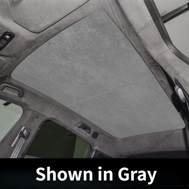 Sunroof Panoramic Sunshade Roof Sun Visor Sun Protection Black Gray Silicone Suede Fabric For ZEEKR X LHD 2024-2026 Durable