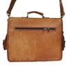 Men's Distressed Vintage Leather Briefcase Satchel Messenger Work Laptop Bag