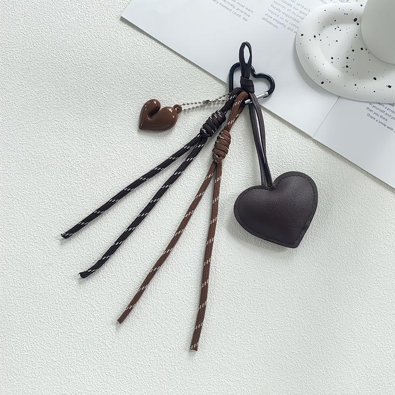 Bag Charms, Fashionable Leather Rope Bag Pendants, Mobile Phone Lanyards, Gifts, Bag Accessories