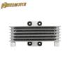 Universal Motorcycle Oil Cooler 5-Layer Radiator M10 M12 For Honda Kawasaki KTM Dirt Pit Bike Engine Cooling System Accessories