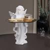 Praying Angel Goddess Ornament With Tray Sculpture Art Home Living Room Decorations Office Decoration Decoration