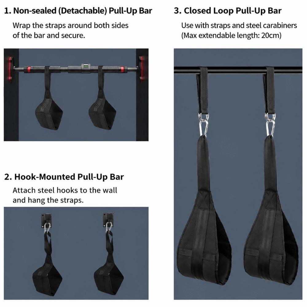 Practical Pull Up Assist Strap Sturdy Core Workout Strap Durable Leg Raise Strap Leg Raise