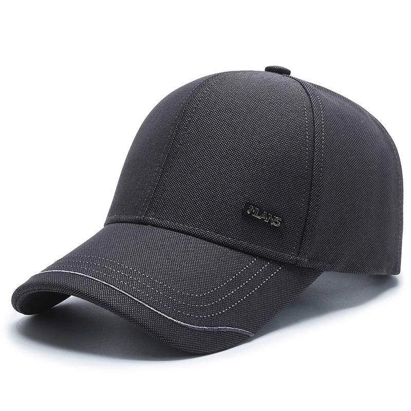New Black Baseball Caps For Men Women Sunhat Solid Letter Sunscreen Cap Outdoor Fishing Running Hip Hop Baseball Hats Casquette