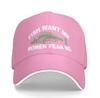 Funny Gift Hat Women Want Me Fishes Fear Me Hat for Women Baseball Hat Cool Hats Designer Cap Men One Size