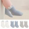 3 Pairs New Infant Baby Socks Solid Color Spring Autumn Toddler Boys Girls Casual Sock Cotton Socken For Children Kids 0-5 Years
