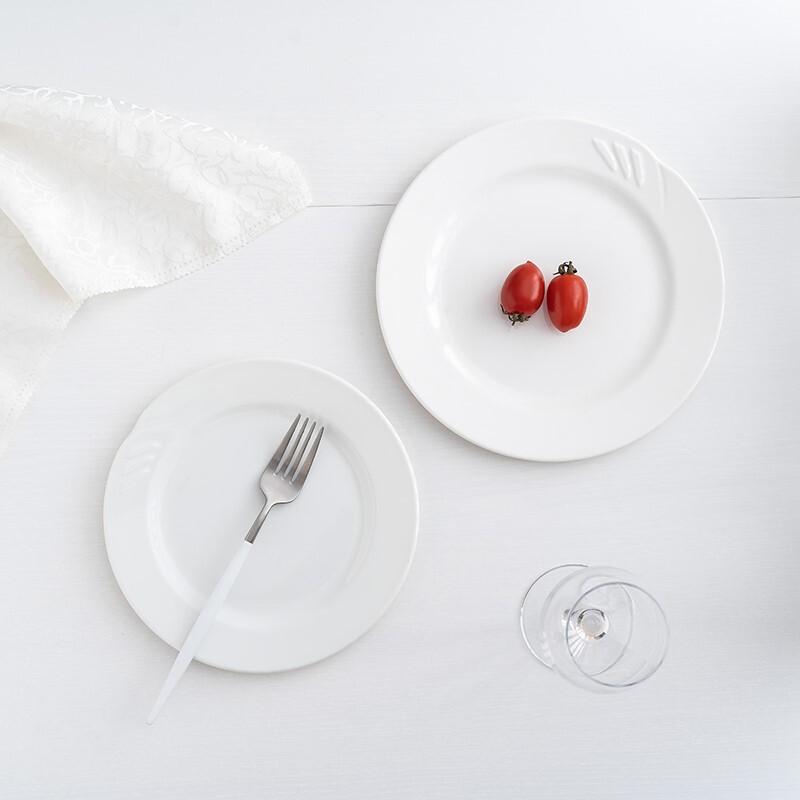 Yangge Melamine Imitation Porcelain Dinner Plate